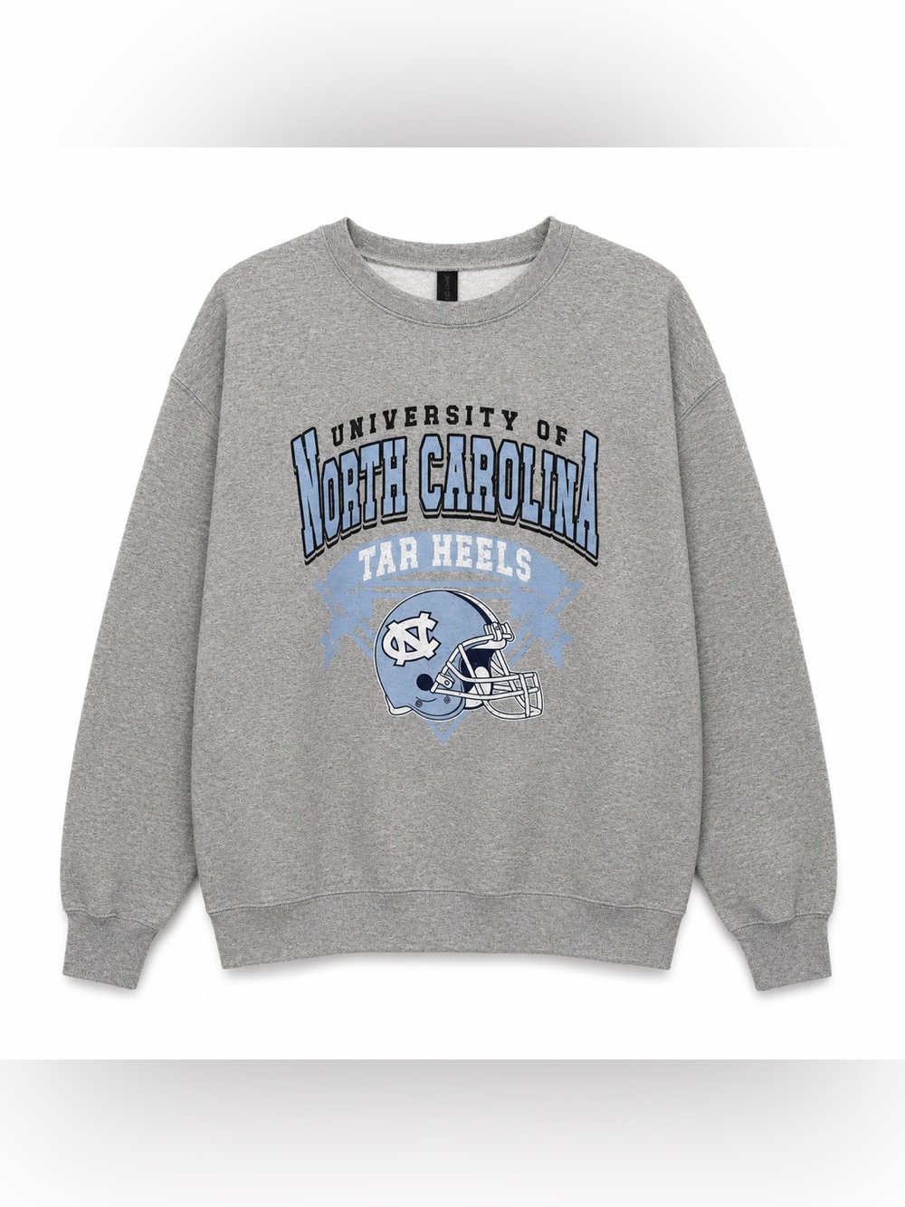 North Carolina Tar Heels Sweatshirt Women’s Medium Gray Gildan Crewneck